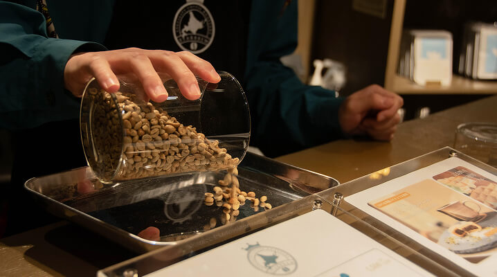 焙煎度・焙煎量を選ぶ